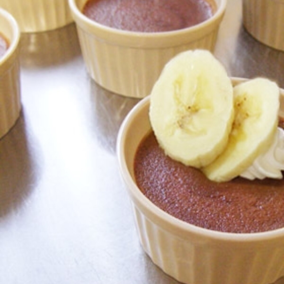 卵1個ですぐ作れるオーブンいらないチョコプリン レシピ 作り方 By おだマキ ショコラスキー 楽天レシピ